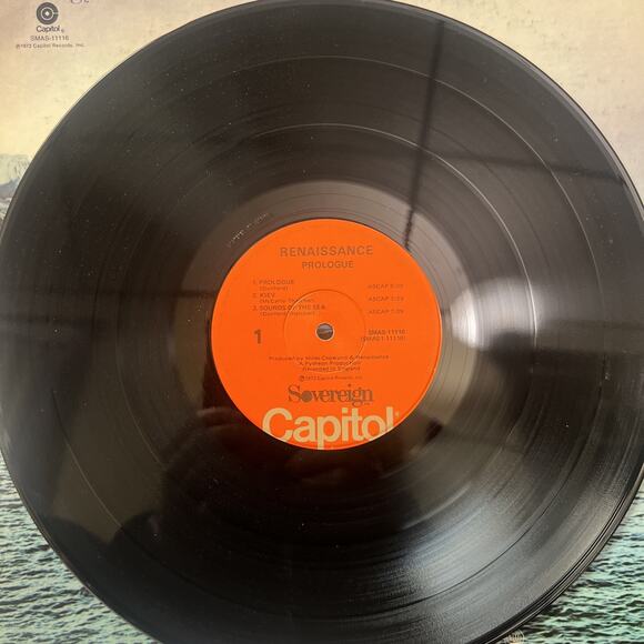 Renaissance Prologue UK ORIGINAL EX Sovereign Vinyl LP ULTRASONIC CLEAN - Picture 6 of 9